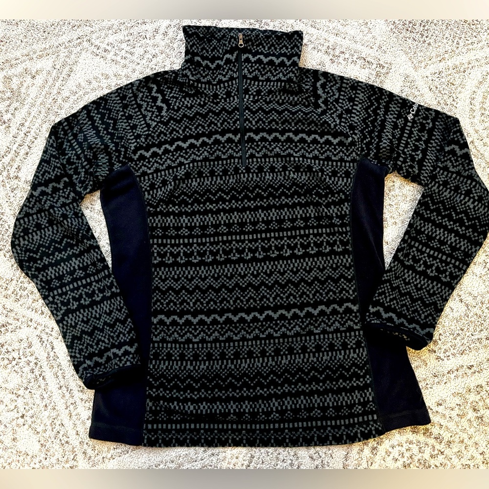 Columbia Quarter Zip Fleece Top